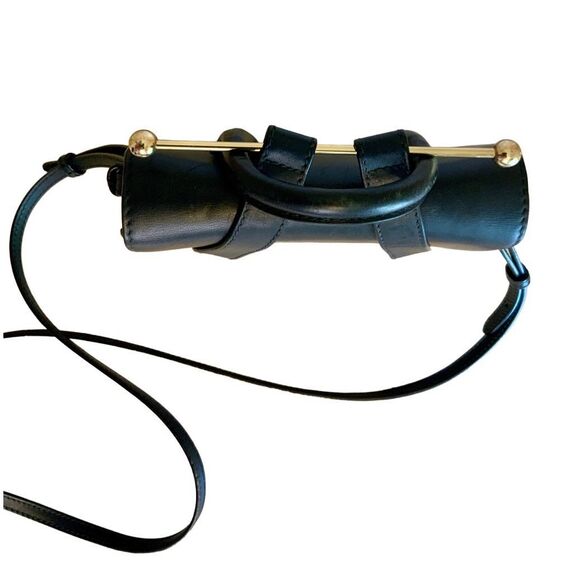 Strathberry Nano Tote - Black leather mini bag crossbody - Picture 6 of 15